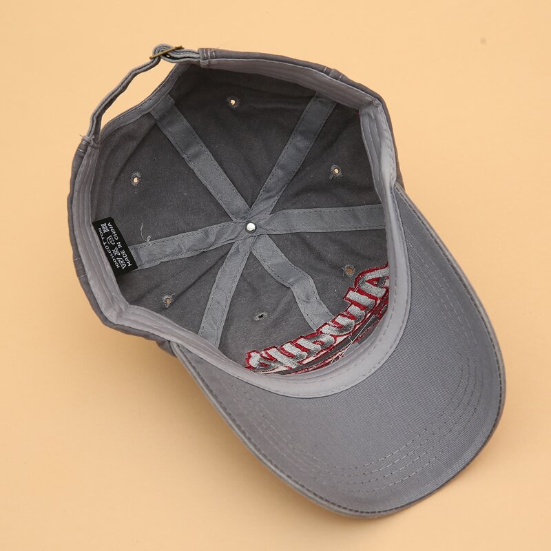 

Guys Letter Graphic Baseball Cap, Grey