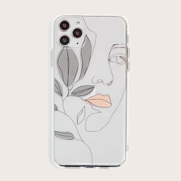 

Abstract Figure Graphic Clear iPhone Case