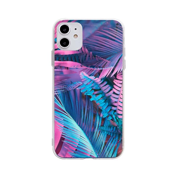 

Leaf Pattern iPhone Case, Multicolor