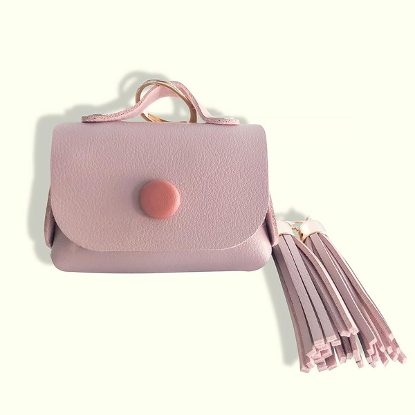 

Tassel Decor Airpods Case, Dusty pink