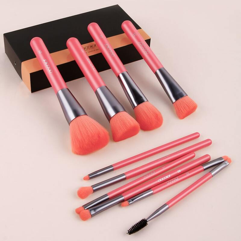 

10pcs Makeup Brush, Orange