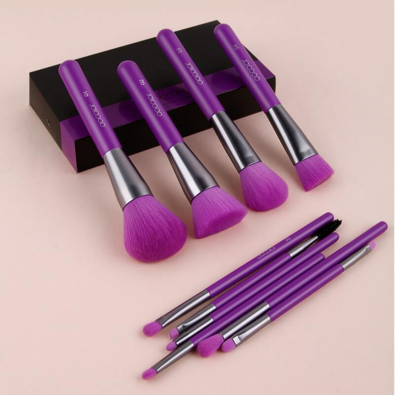 

10pcs Makeup Brush, Purple