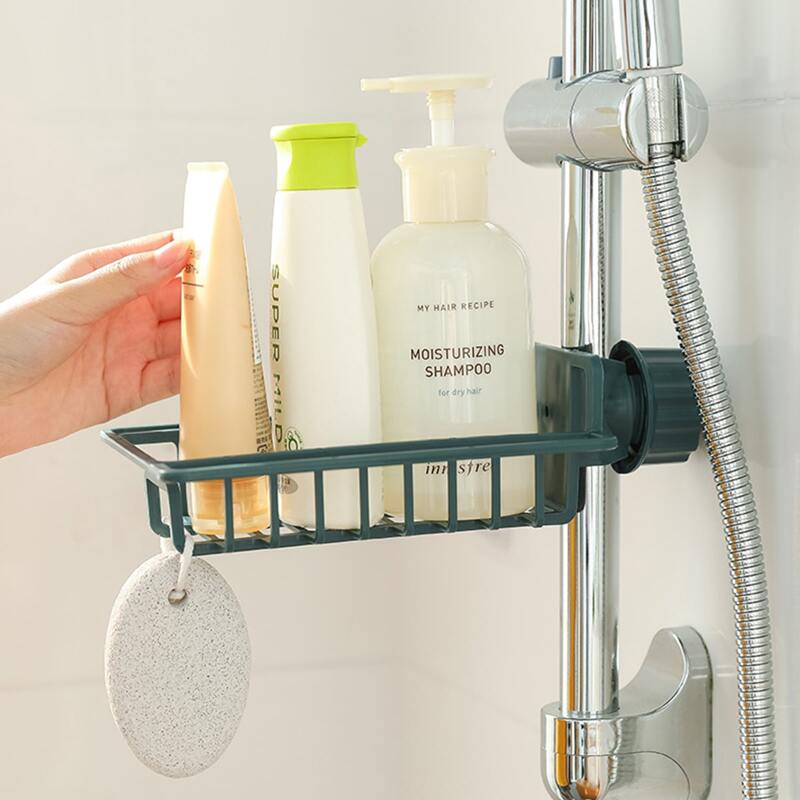 

1pc Adjustable Shower Caddy, Multicolor
