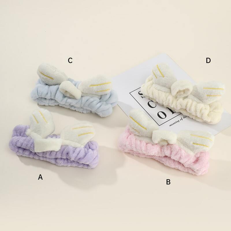 

1pc Wings Decor Bath Headband, Multicolor