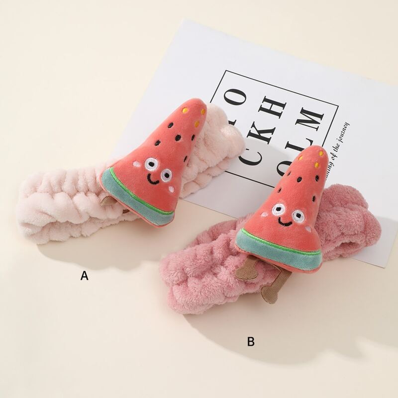 

1pc Watermelon Bath Headband, Multicolor