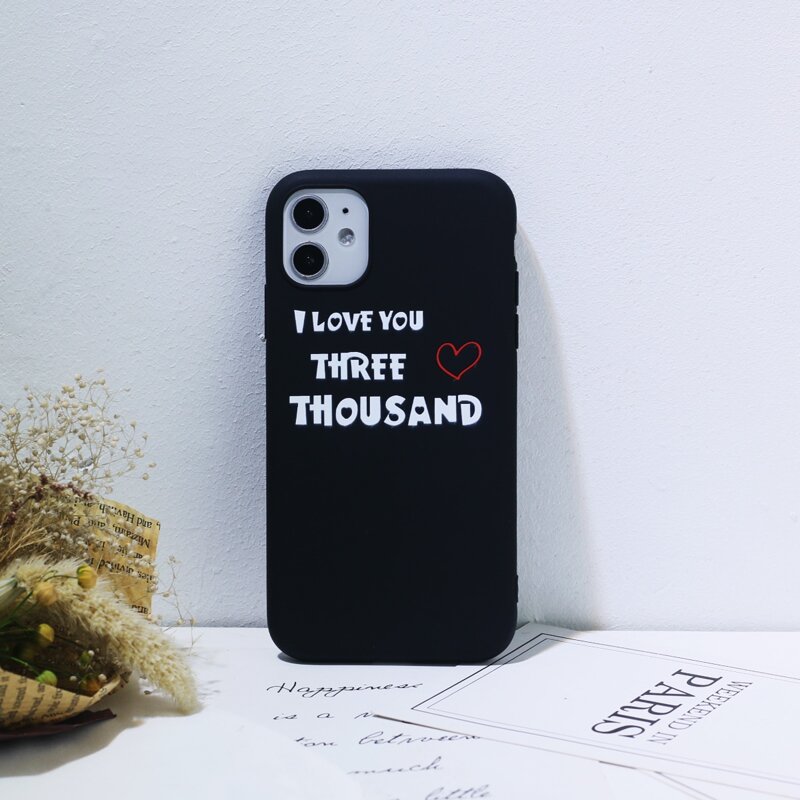 

Slogan Graphic iPhone Case, Black