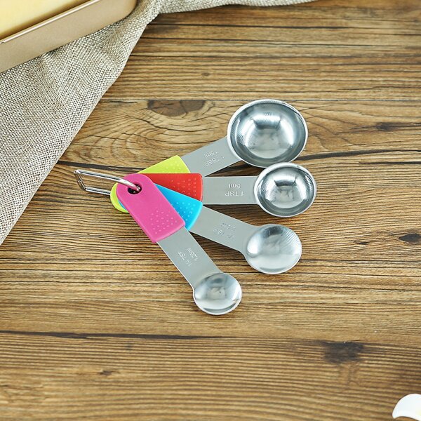 

4pcs Measuring Spoon Set, Silver