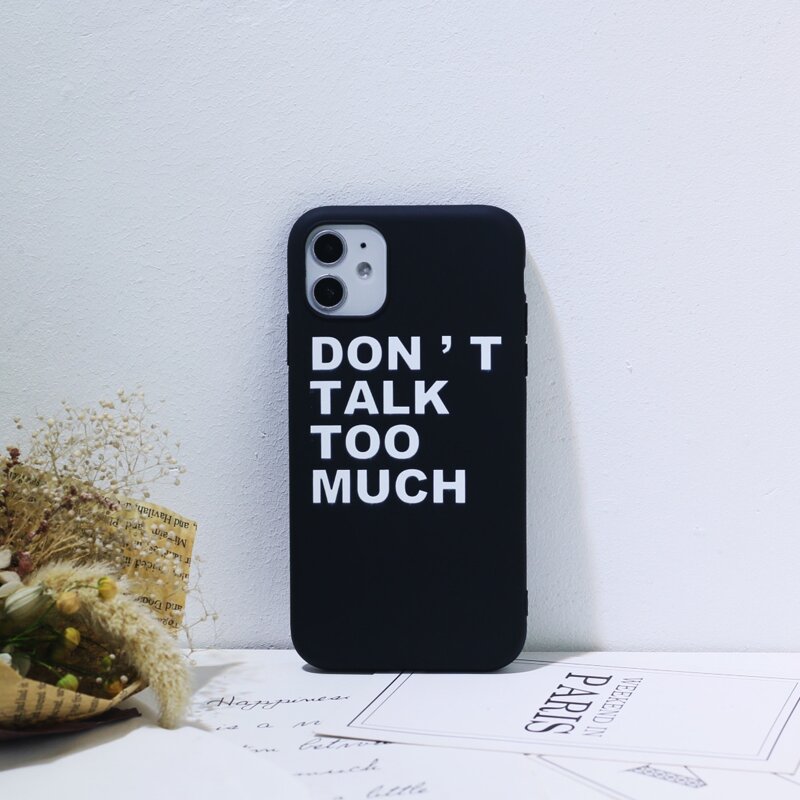 

Slogan Graphic iPhone Case, Black