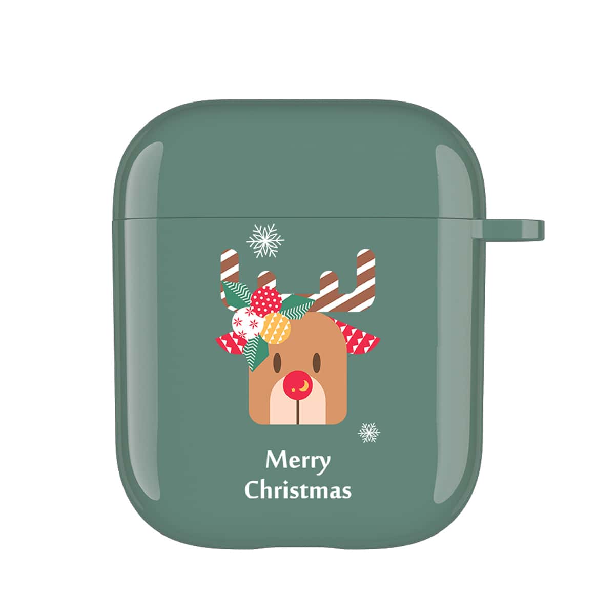 

Christmas Deer AirPods Case, Green
