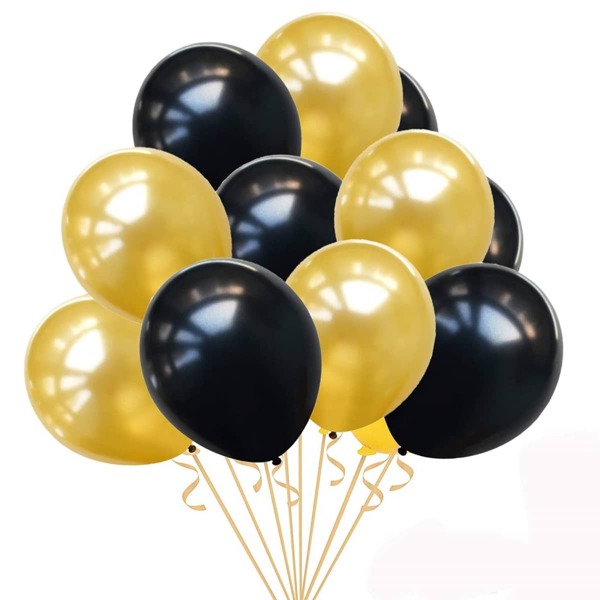 

50pcs Mixed Latex Balloon Set, Multicolor