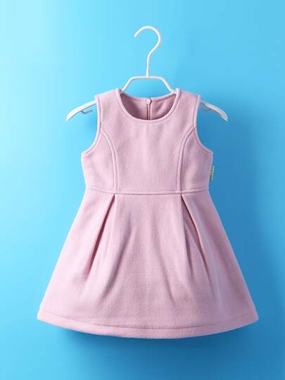 فساتين طفلة صغيرة سستة الصاف كاجوال