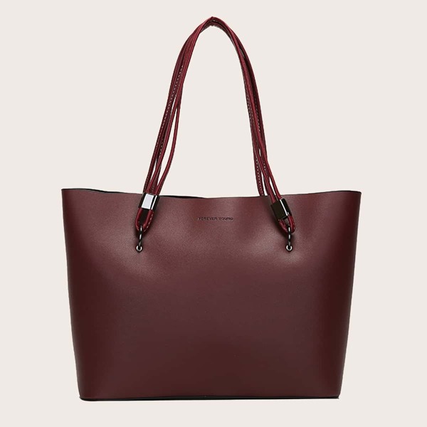 

Minimalist Tote Bag, Red