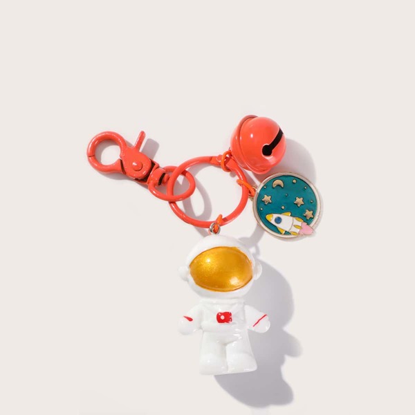 

Astronaut Design Bag Charm, Red