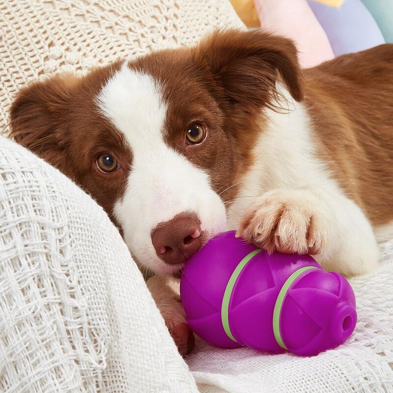 

Colorblock Leaking Food Dog Toy, Purple