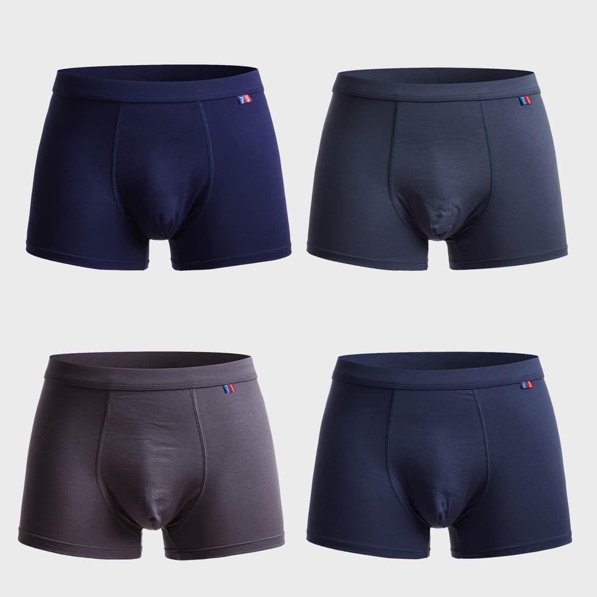 

Guys 4pack Solid Boxer Brief, Multicolor
