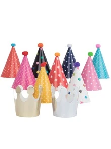 11 chiếc Mũ Bên In Sao - Nhiều màu - Xem 2