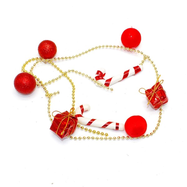

1pc Christmas Tree Decoration String Bell, Red