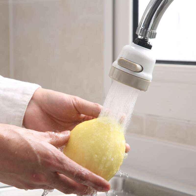 

1pc Adjustable Filter Faucet, White