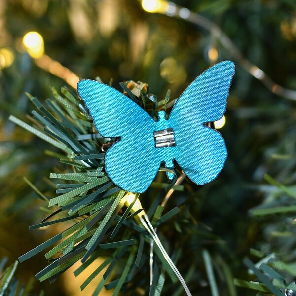 

12pcs Butterfly Decoration Clip, Blue