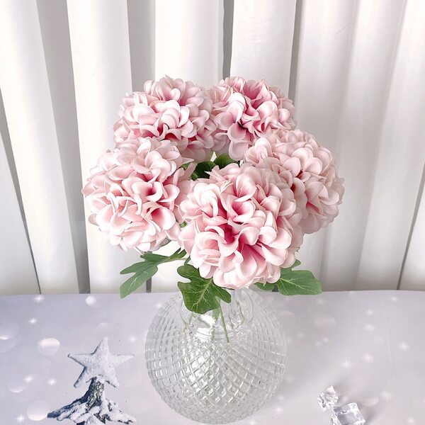 

1 Branch Artificial Hydrangea, Pink