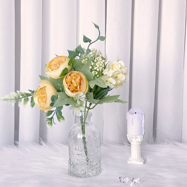 

1bundle Artificial Decoration Flower, Multicolor