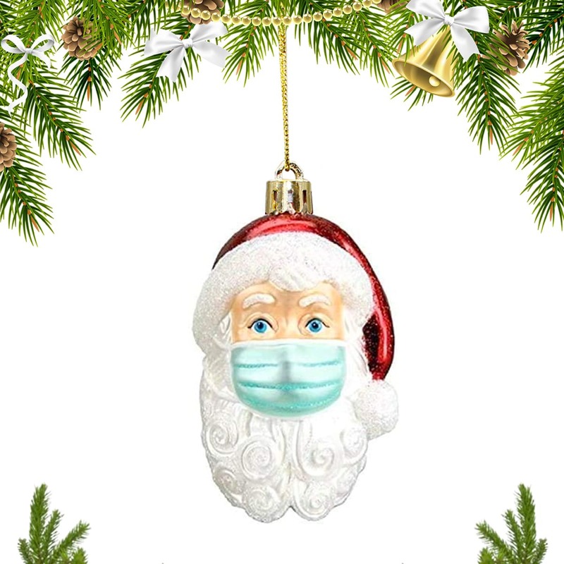 

1pc Santa Claus Decoration Pendant, White