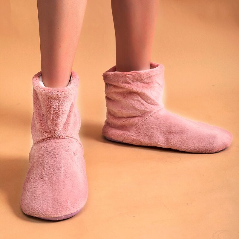 

Minimalist Wide Fit Slipper Boots, Pink