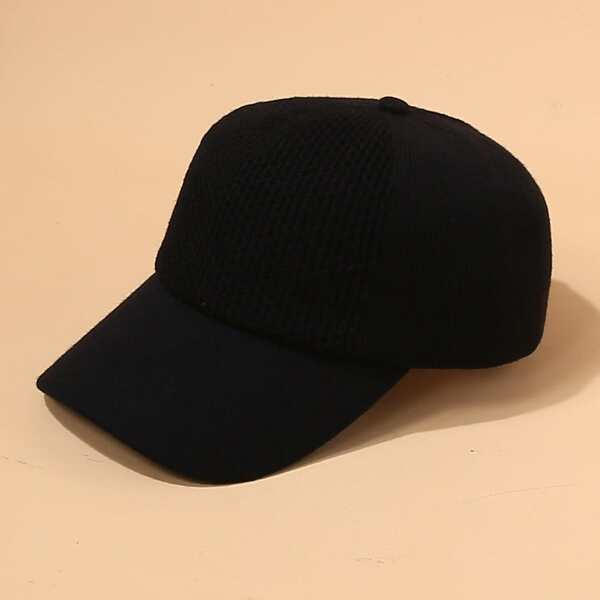 

Solid Baseball Cap, Black