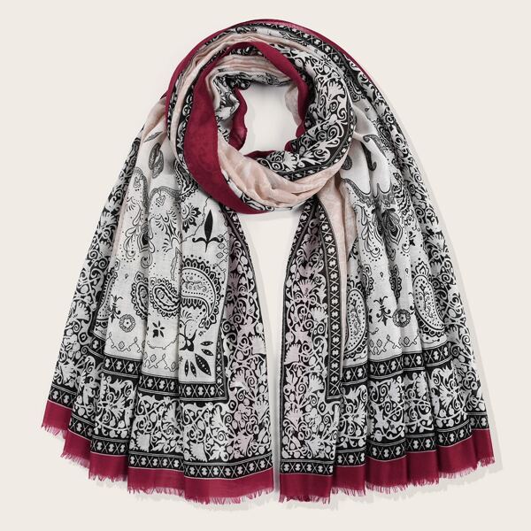 

Paisley Print Scarf, Multicolor