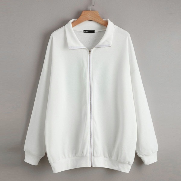 

Hokusai Kanagawa Tidal Wave Tsunami Zip Up Sweatshirt, White
