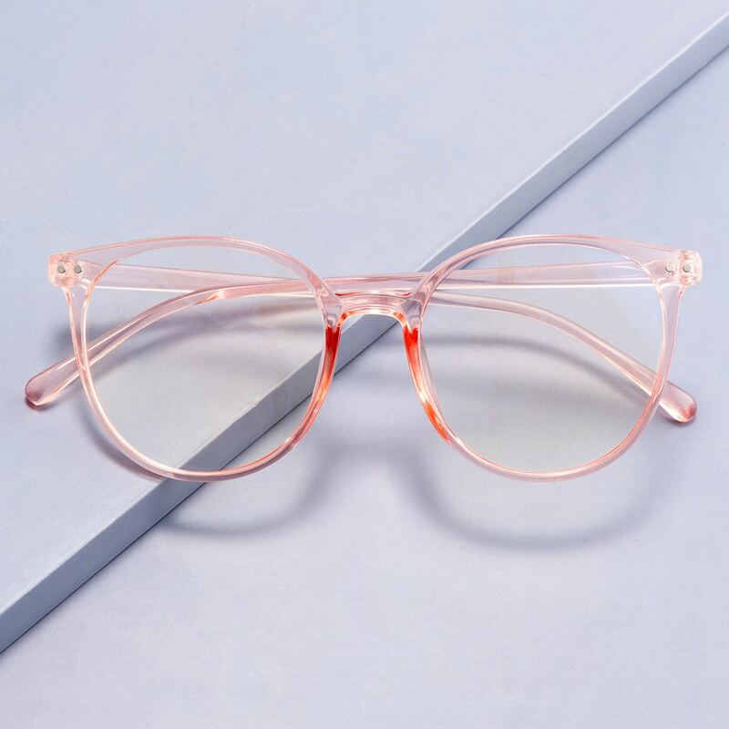 

Rivet Decor Clear Frame Glasses