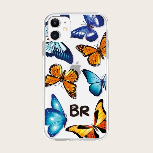

Butterfly Print iPhone Case, Multicolor