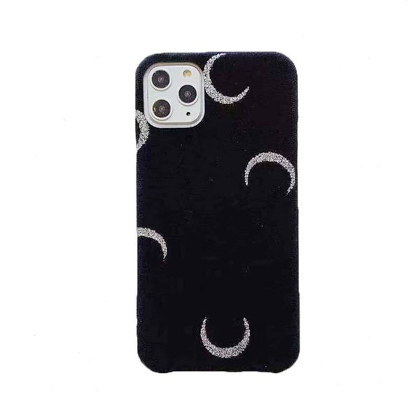 

Moon Print iPhone Case, Black