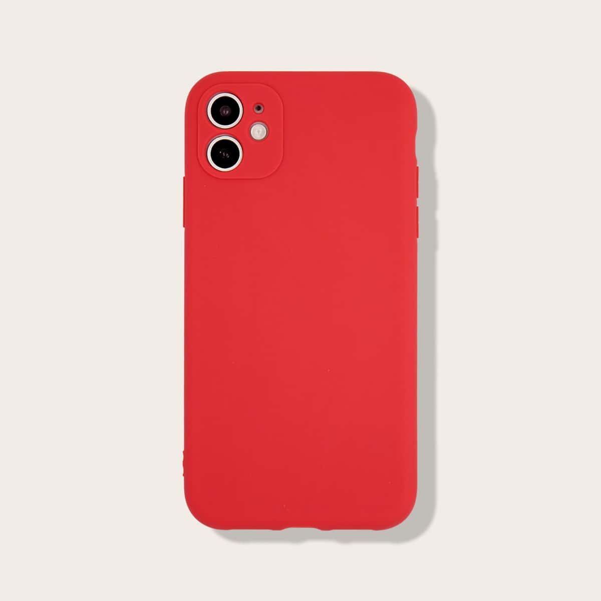 

Solid Anti-fall iPhone Case, Red