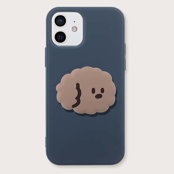

iPhone Case With Dog Design Stand-Out Phone Holder, Navy blue