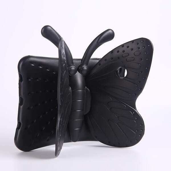 

iPad Case With Butterfly Design Holder, Black