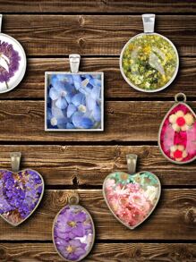 31pcs Pendant DIY Epoxy Mold Set - White - View 4