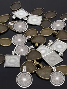 31pcs Pendant DIY Epoxy Mold Set - White - View 5