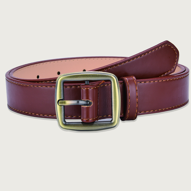 

Square Buckle Belt, Brown