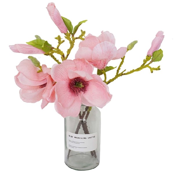 

1branch Artificial Magnolia, Pink