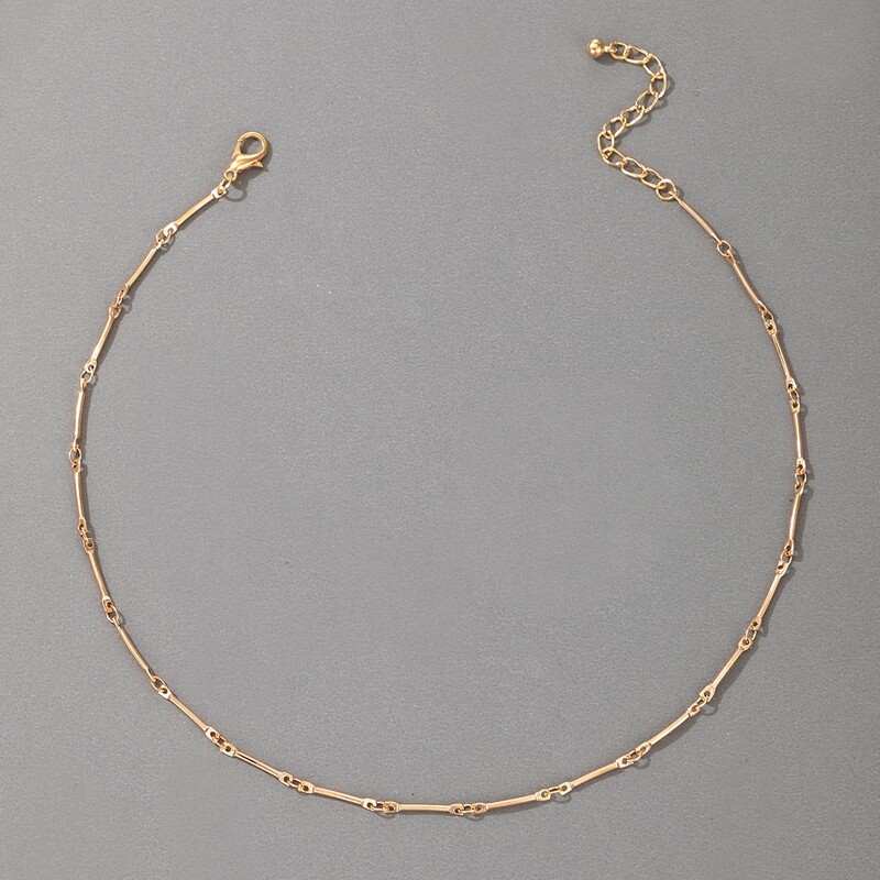 

Simple Link Necklace, Gold