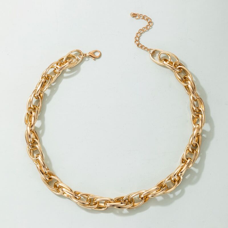 Chunky Chain Necklace, Gold