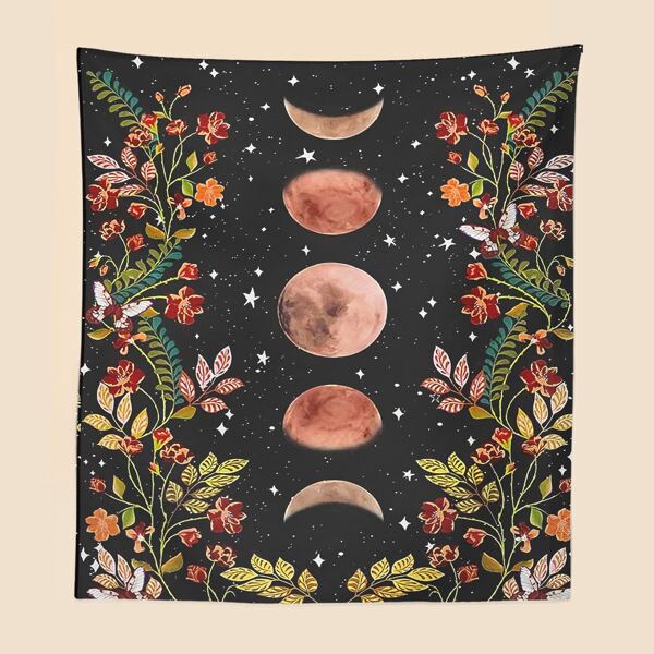 

Moon Print Tapestry, Multicolor
