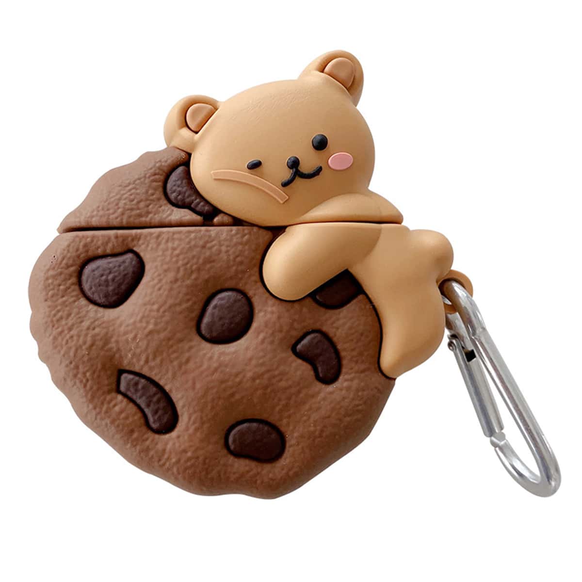 

Bear & Cookies Design AirPods Case, Brown