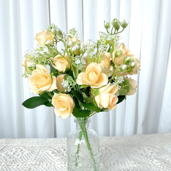 

1bunch Artificial Rose, Multicolor