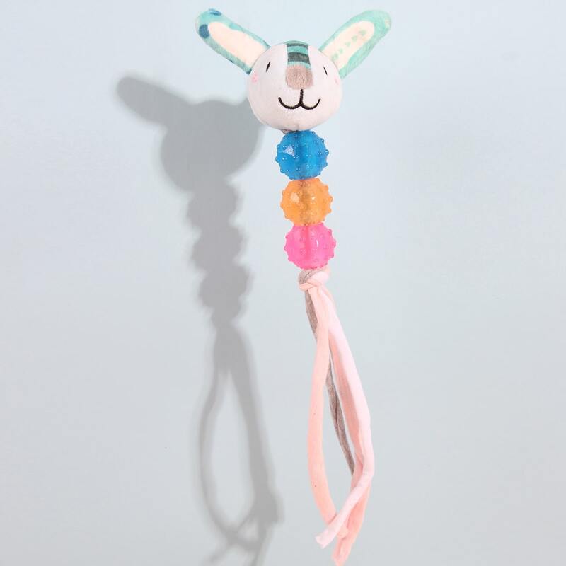 

Cartoon Rabbit Design Dog Sound Toy, Blue