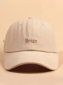 Mũ bóng chày thêu chữ - Màu Khaki - Xem 2