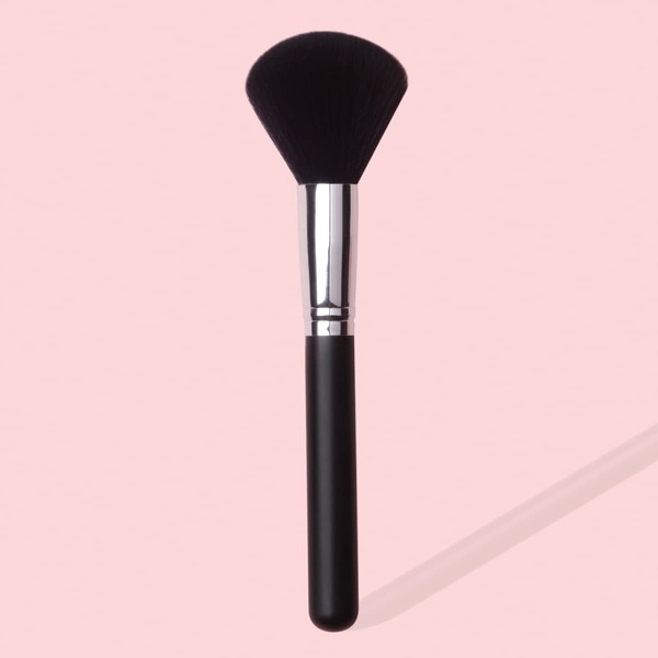 

1pc Soft Powder Brush, Black