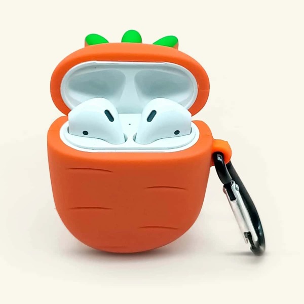 

Carrot Design AirPods Case With Hook, Orange