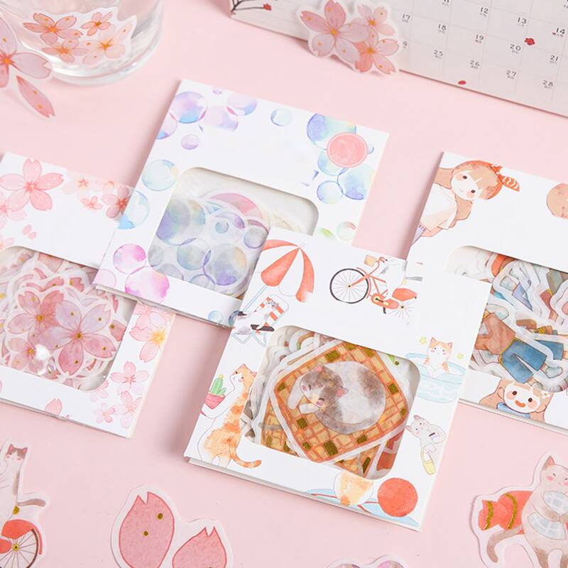 

40pcs Cartoon Graphic Random Sticker, Multicolor